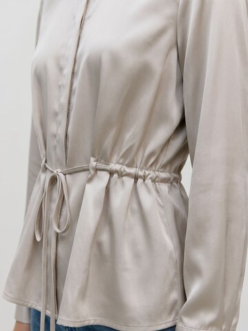 Chemisier 'RIVER' VERO MODA en beige