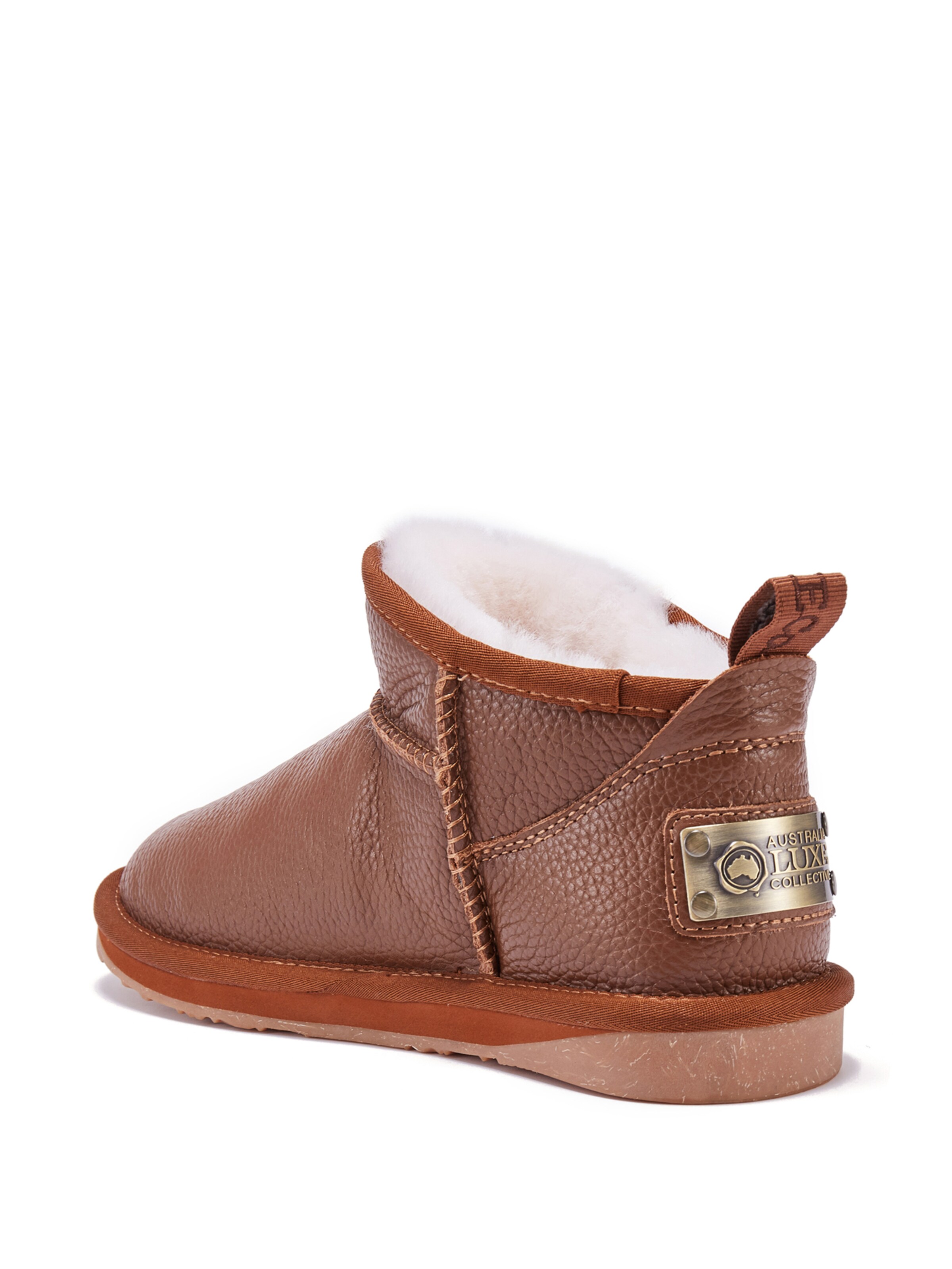 Australia Luxe Collective Gležnarji ' COSY ULTRA SHORT ' | rjava barva