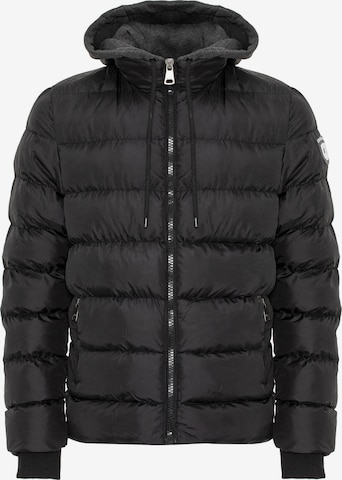 CIPO & BAXX Between-Season Jacket in Black: front