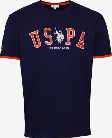 U.S. POLO ASSN. Shirt 'Bren Piquet' in Blue: front