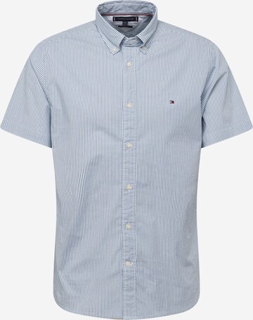 Coupe regular Chemise 'Flex' TOMMY HILFIGER en bleu : devant