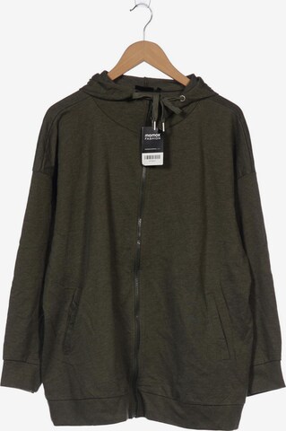 Zizzi Sweatshirt & Zip-Up Hoodie in M in Green: front