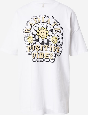 ONLY Oversized Shirt 'ONLDAISY' in White: front