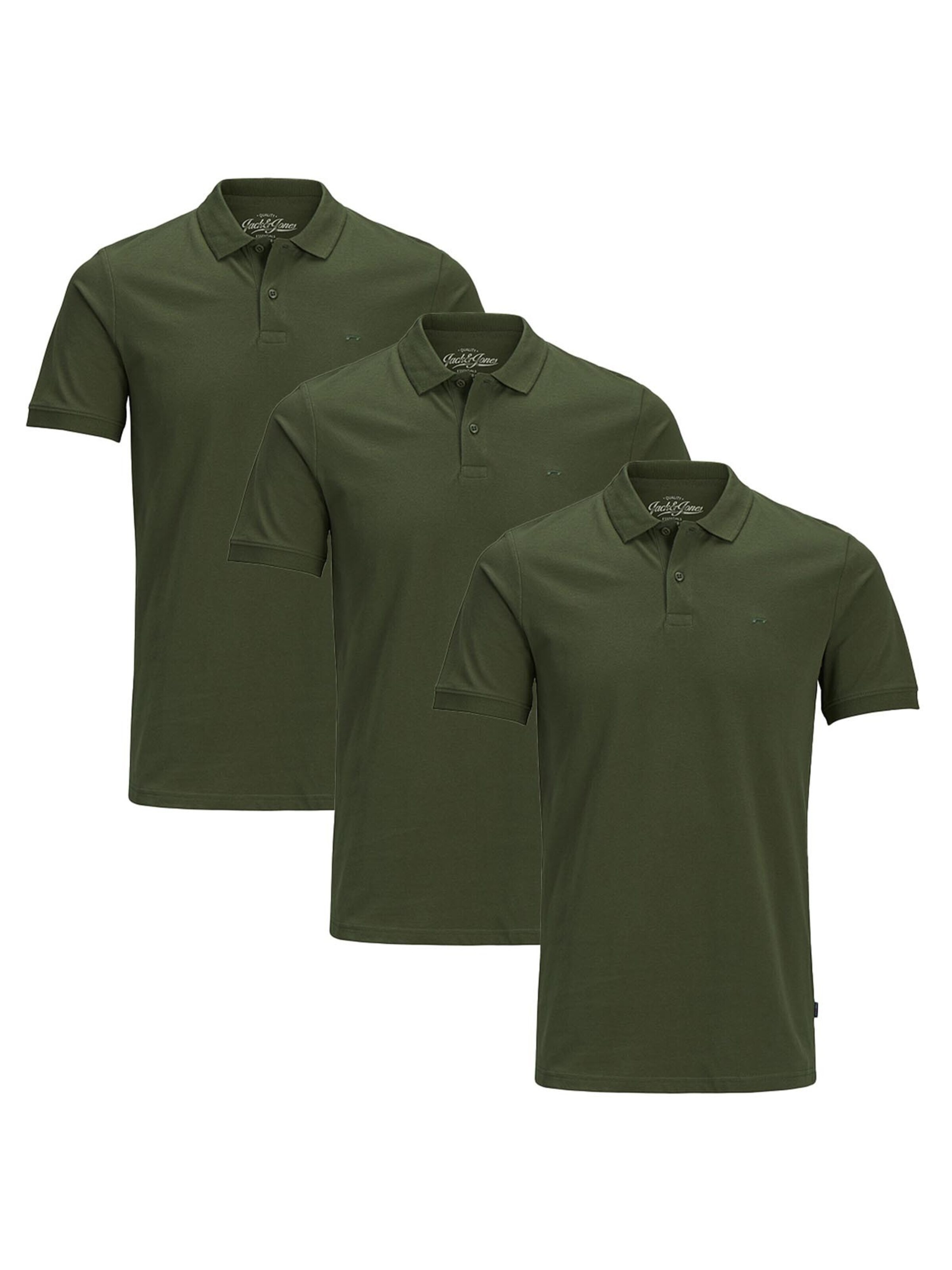 JACK & JONES Shirt 'Basic'‌‌‌‌‌ in Grün: Vorderseite