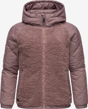 Ragwear Functionele fleece jas 'Leeloo' in Lila