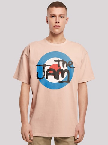 T-Shirt 'The Jam Band' F4NT4STIC en beige : devant
