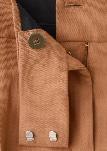 MANGO Regular Pants 'Aly' in Beige