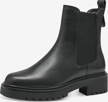 TAMARIS Chelsea Boots in Black: front