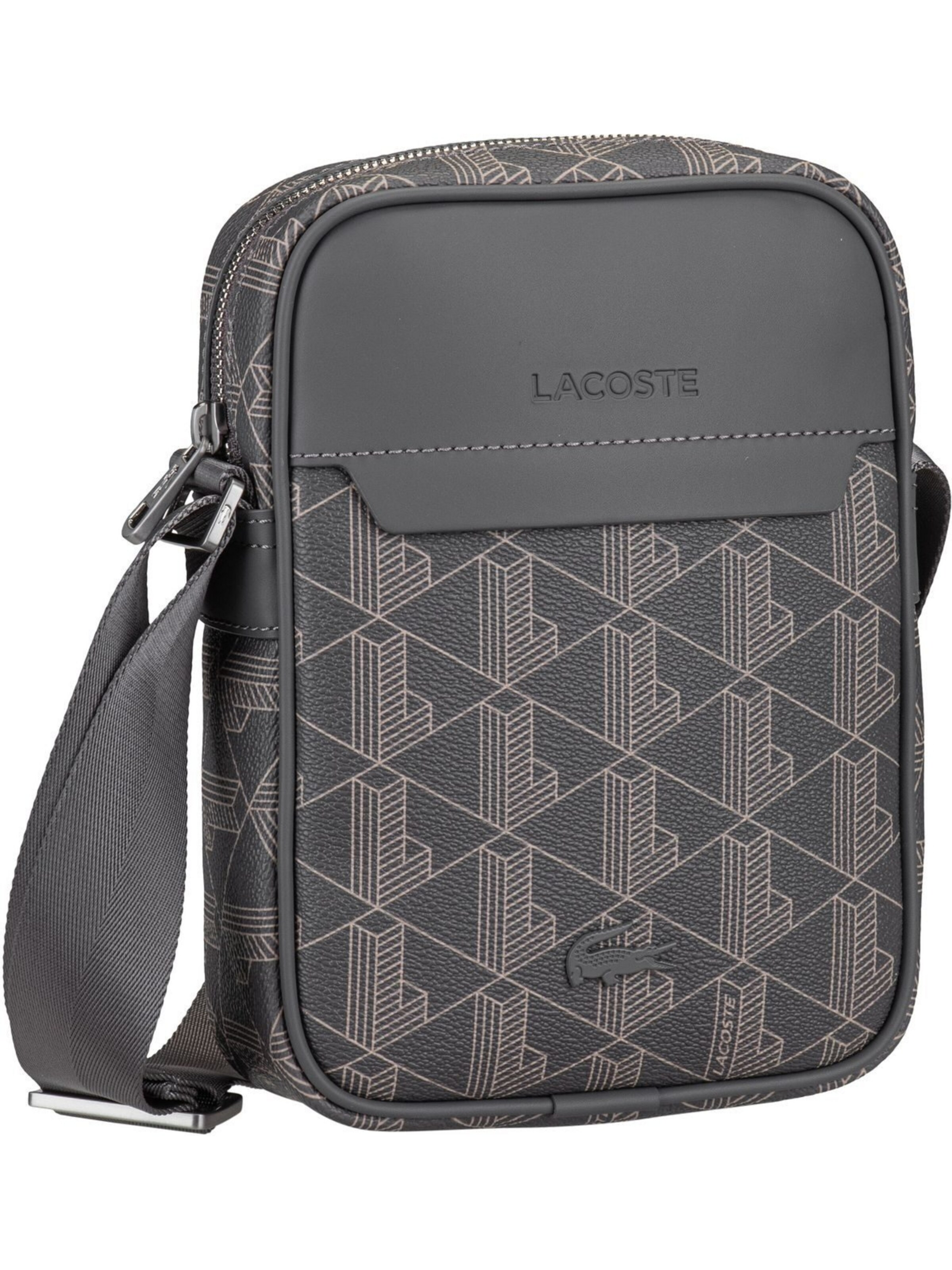 LACOSTE Crossbody Bag 'The Blend' in Black: front