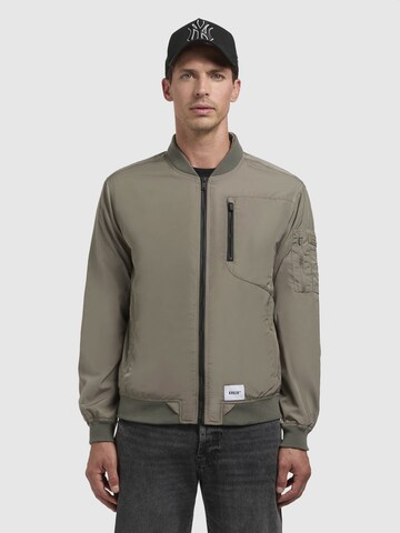 Veste mi-saison 'Beki' khujo en gris : devant