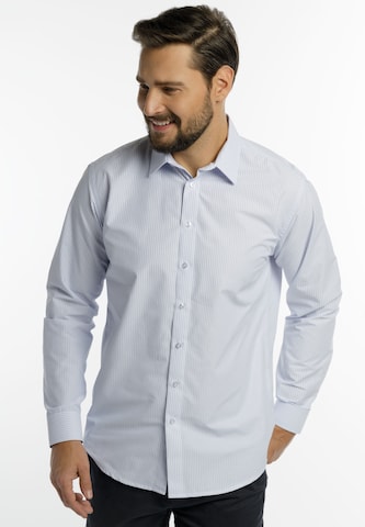 DreiMaster Klassik Regular fit Business Shirt in Blue: front