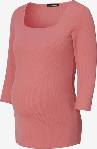 Supermom Shirt 'Square' in Pink: predná strana