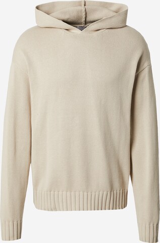 Pull-over 'Erwin' DAN FOX APPAREL en beige : devant