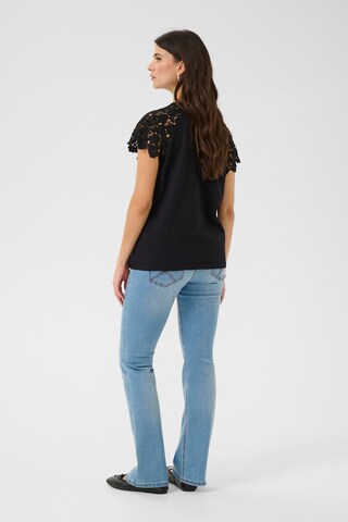 Cream Shirt 'CRFin' in Black