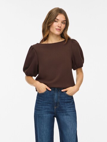 VILA Shirt 'VIREFLECT' in Bruin: voorkant