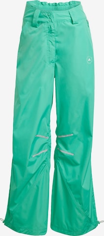 ADIDAS BY STELLA MCCARTNEY Sportbroek 'Woven Track' in Groen: voorkant