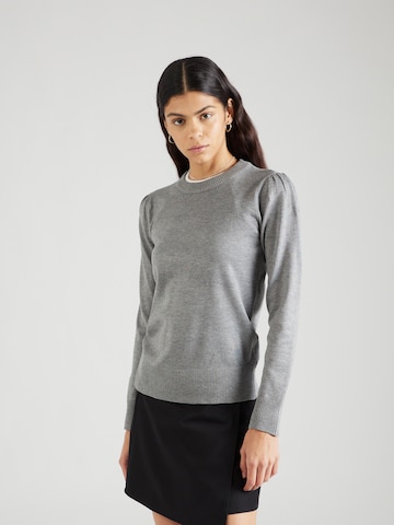 SAINT TROPEZ Sweater 'Mila' in Grey: front