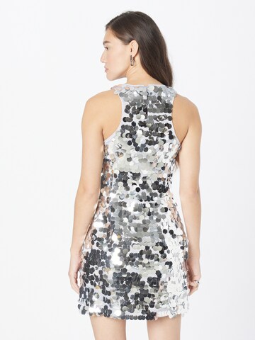 NA-KD Cocktail dress in Silver