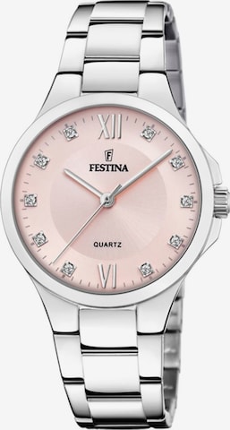 Montre à affichage analogique FESTINA en rose : devant