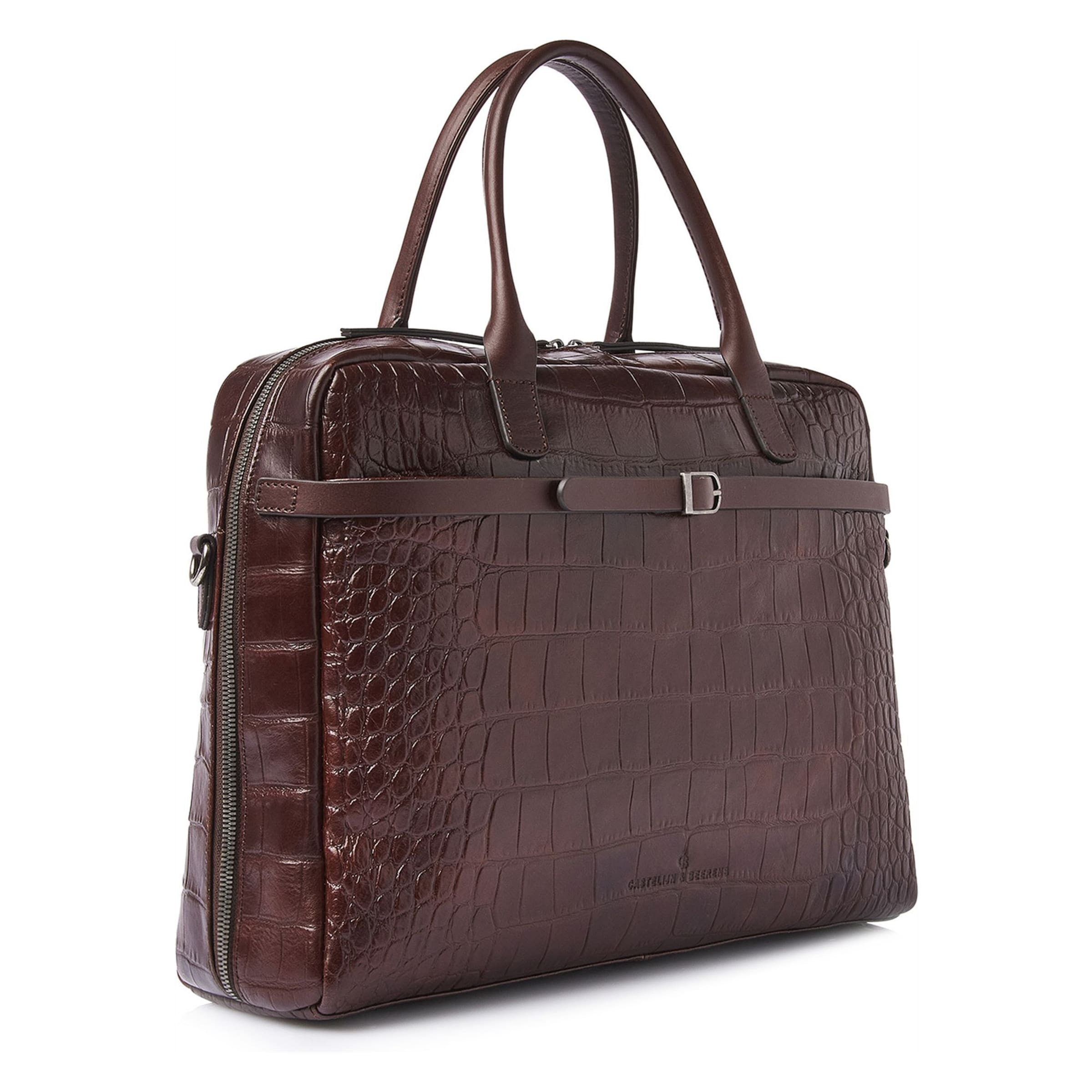 Borsa portadocumenti 'Lisa' di Castelijn & Beerens in marrone