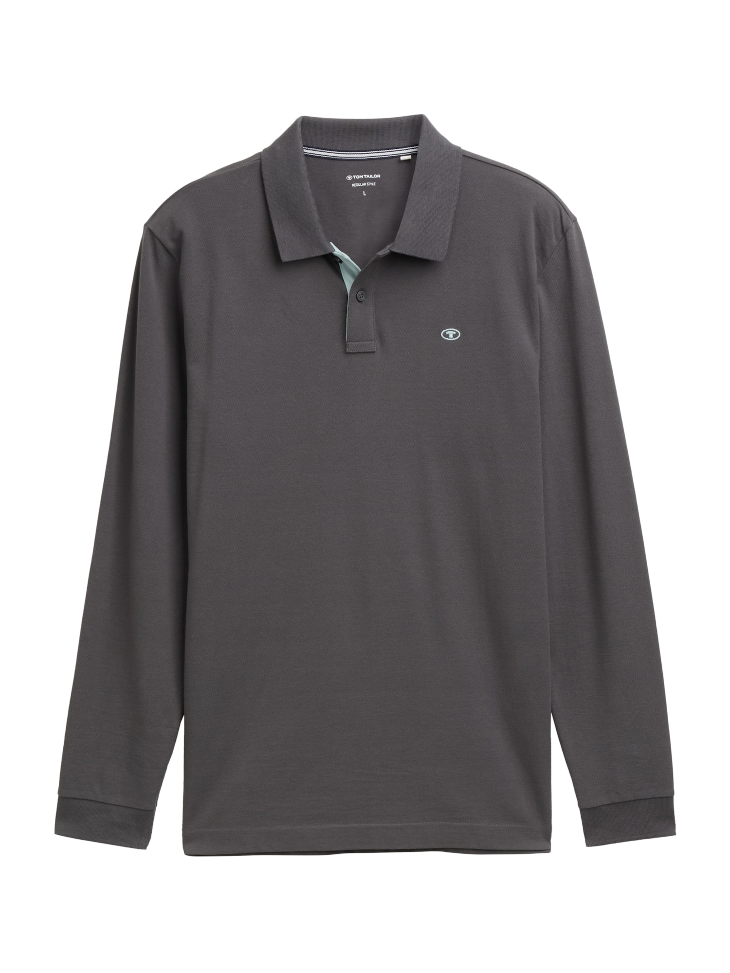 TOM TAILOR Shirt in Grey: front