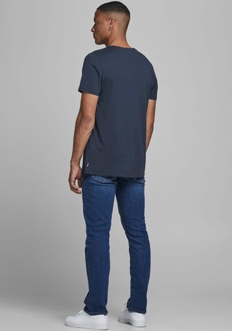 Coupe slim T-Shirt JACK & JONES en bleu