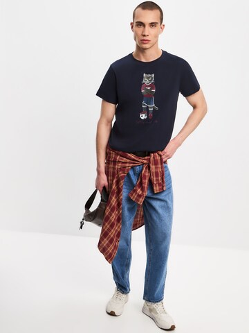CAT by Maniita Lacitta Shirt in Blauw