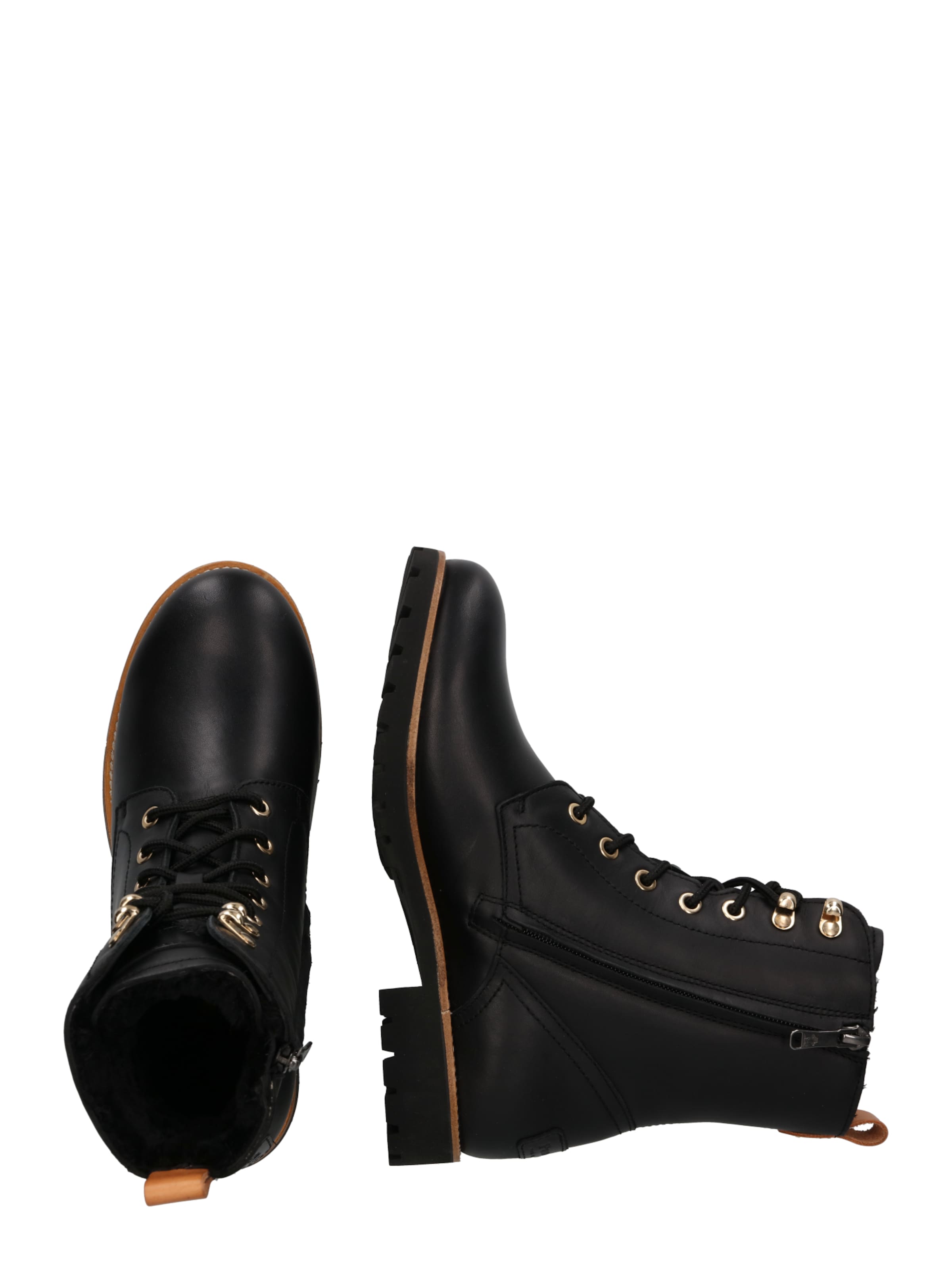 PANAMA JACK Lace-up bootie 'Fara Igloo Trav' in Black