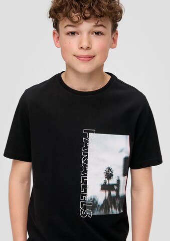 s.Oliver T-Shirt in Schwarz