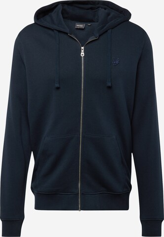 Lyle & Scott Sweat jacket in Blue: front