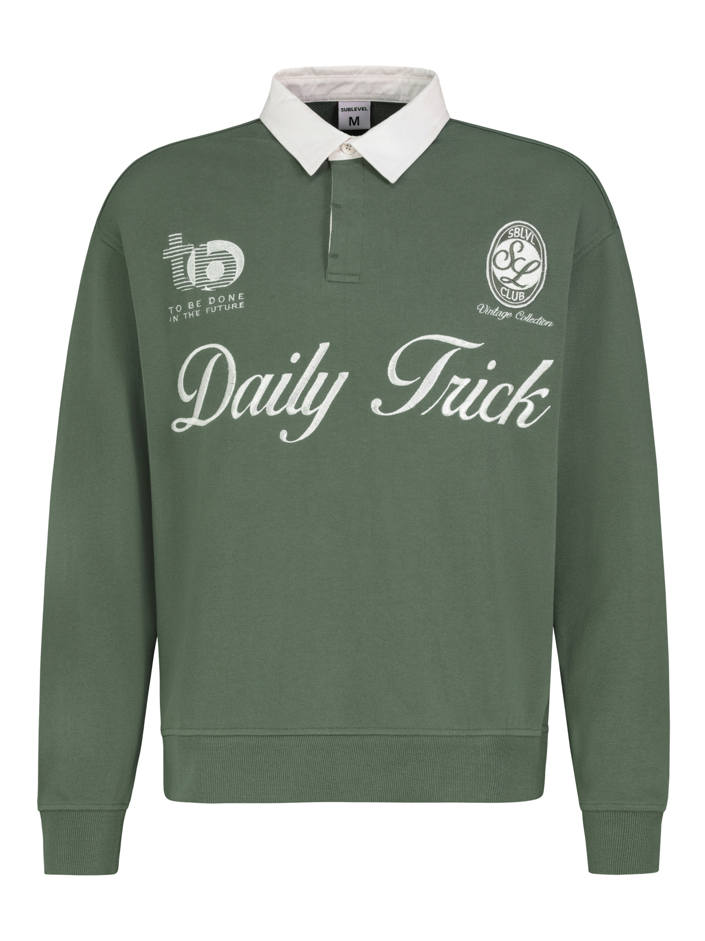 Sublevel Sweatshirt in Grün: Vorderseite