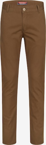 Rock Creek Chino Pants in Brown: front