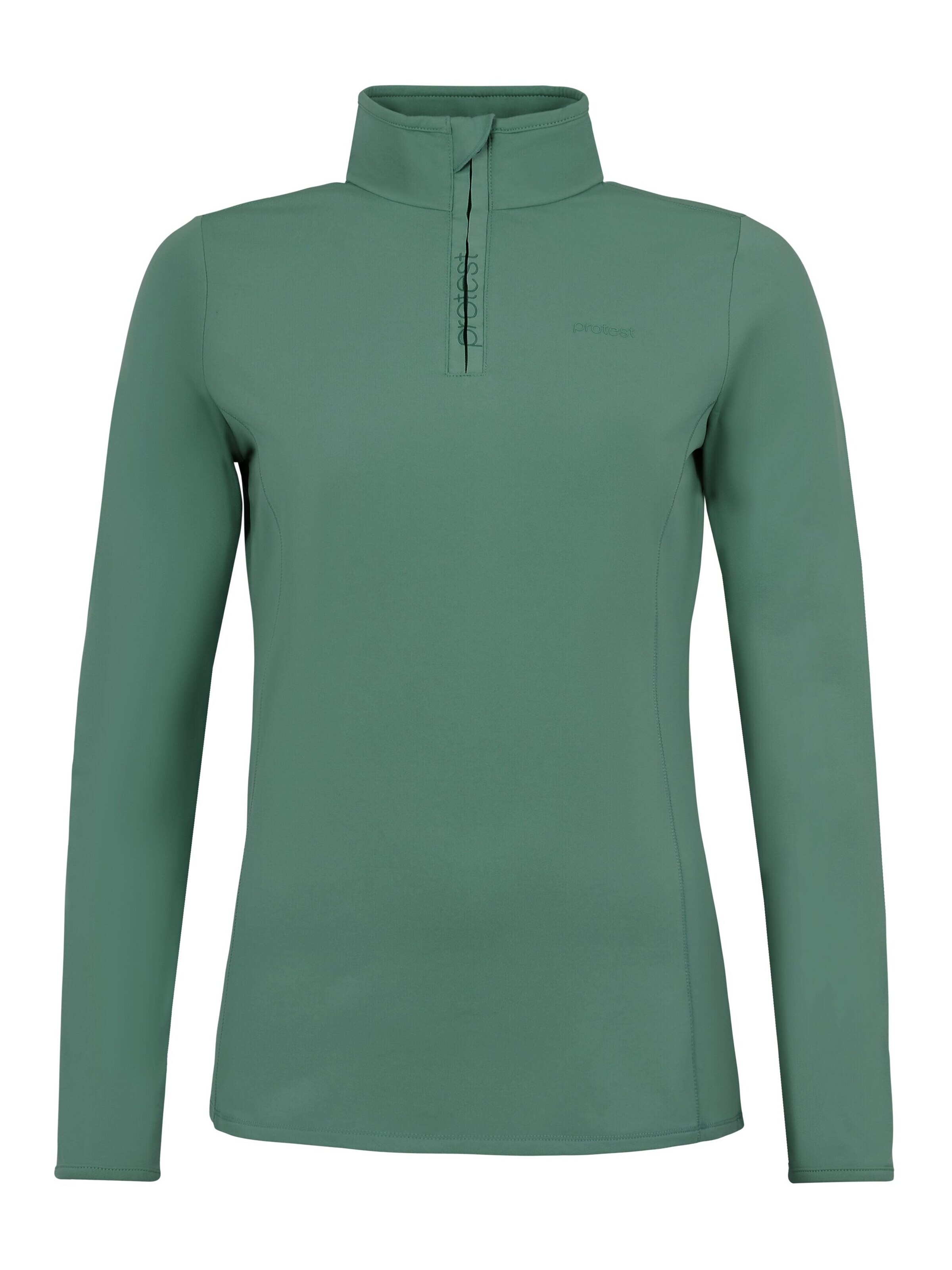 PROTEST Sportief sweatshirt 'REFABRIZ' in Groen: voorkant