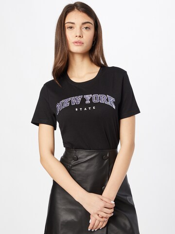 T-shirt 'KITA' ONLY en noir : devant