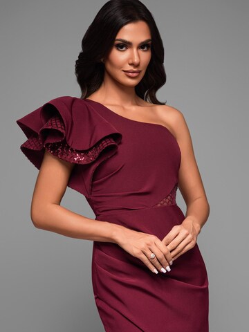 Ombre Abendkleid‌‌ in Rot