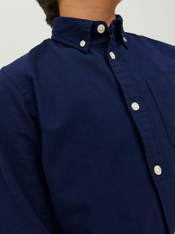 Jack & Jones Junior Regular fit Overhemd in Blauw