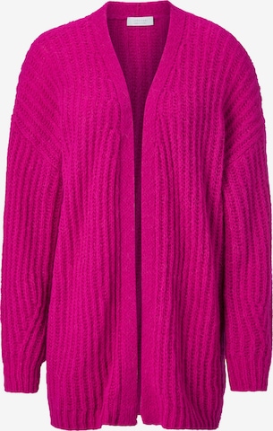 Rich & Royal Knit cardigan in Pink: front