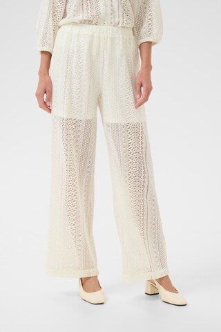 Cream regular Bukser 'CRRubby ' i hvid: forside