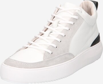 BLACKSTONE High-Top Sneakers in White: front