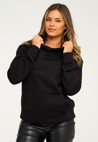 behype Sweatshirt 'COMFY' in Schwarz