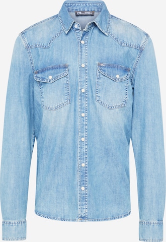 Coupe regular Chemise 'Rohan' LTB en bleu : devant