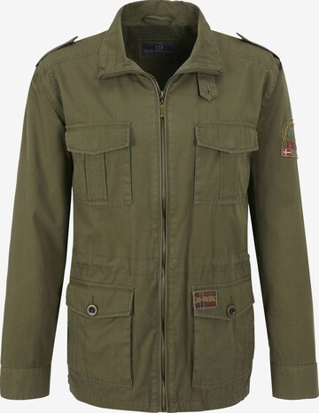 Jan Vanderstorm Between-Season Jacket 'Bror' in Green: front