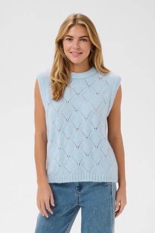 SAINT TROPEZ Pullover 'SZPavaani' in Blau: Vorderseite