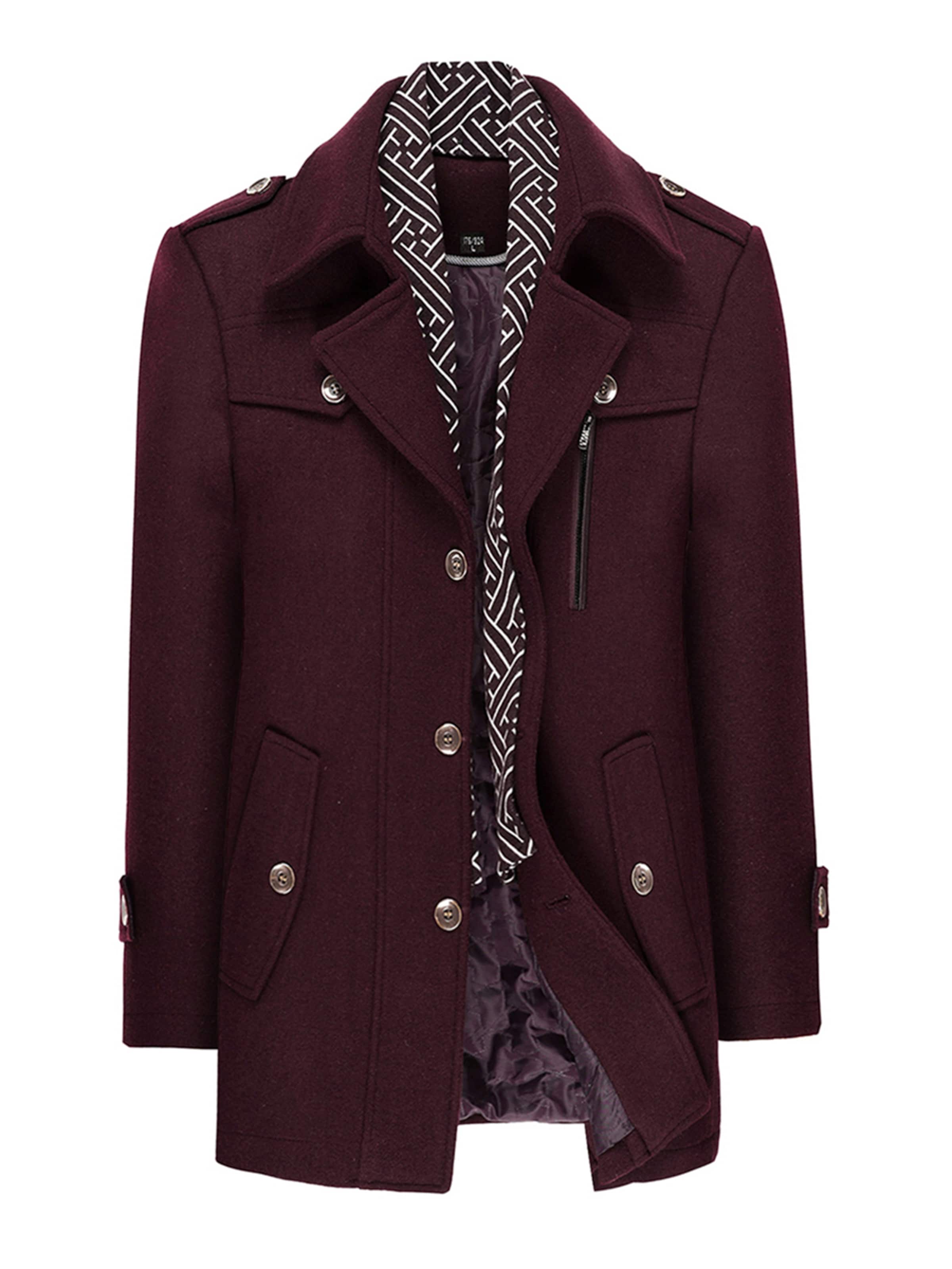 Youthup Winter Coat in Red: front