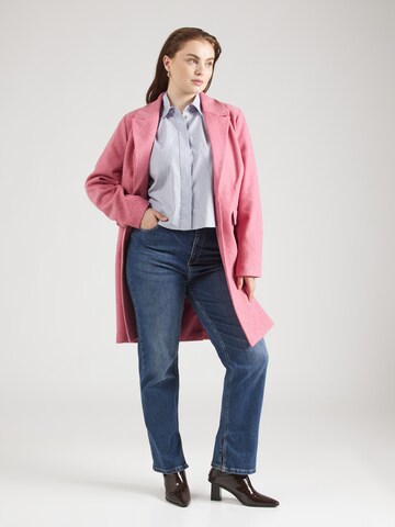 ONLY Carmakoma Tussenmantel 'CARBlake' in Roze