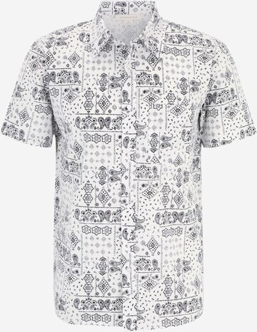 AÉROPOSTALE - Ajuste regular Camisa en blanco: frente