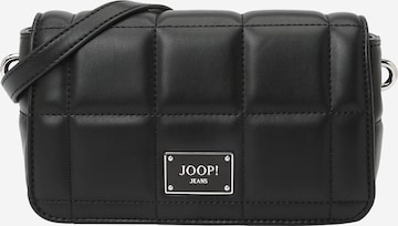 JOOP! - Mala de ombro 'Ordine 1.0 Luzi' em preto: frente
