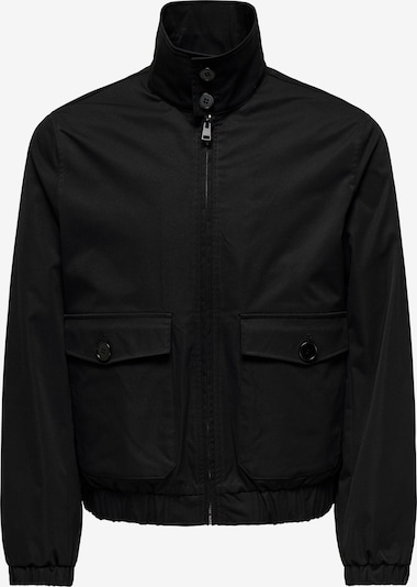 Only & Sons Prijelazna jakna 'ONSRON' u crna, Pregled proizvoda