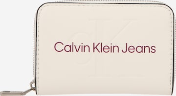Calvin Klein Jeans Peněženka – bílá: přední strana