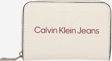 balta Calvin Klein Jeans Piniginė: priekis